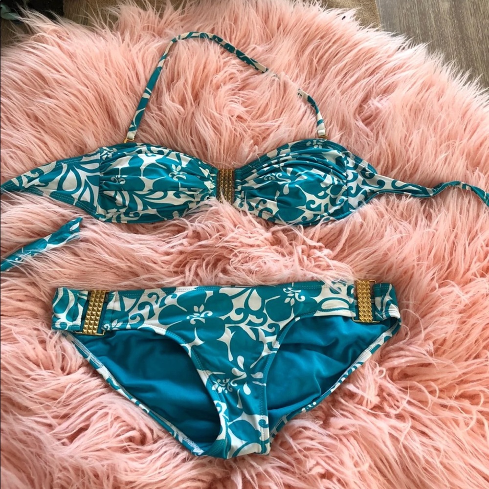 Teal bikini
